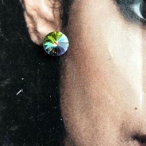 Swarovski Crystal Stud Pierced Earrings- NWOT